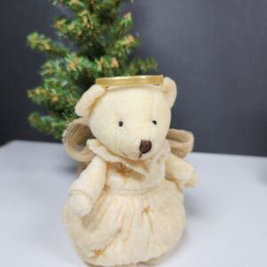 Russ Collectible Angel Bear With Tags Mini Miniature #4870